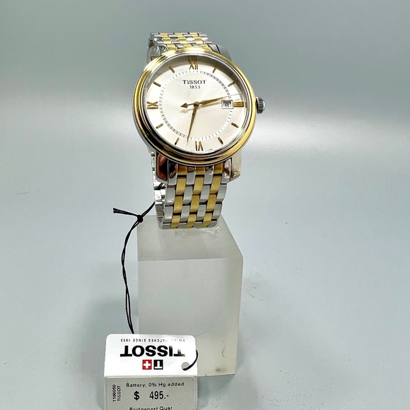 TissotBridgeport Steel & Gold Mens Watch T097.410.22.038.00